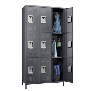 ตู้เก็บของเหล็กนิรภัยแบบซ่อนในตัวสำหรับยิม ขายตรงจากโรงงาน - Product Image 1