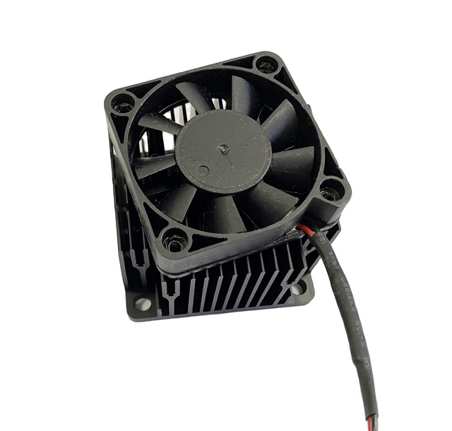 5010 Cooling Fan with 60*60mm Black Anodized Aluminum Heatsink