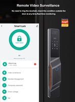 Serrure de porte intelligente TYSH avec reconnaissance faciale 3D, caméra et empreinte digitale, serrure intelligente Wifi Tuya, serrure de porte numérique intelligente