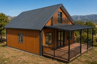 Villa préfabriquée en métal ondulé, maison conteneur extensible pour habitation, hôtel, appartement, maison conteneur