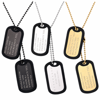 Meijia DT-A-05 – Pendentif personnalisé pour chien avec logo du fabricant, ensemble de plaques d'identification vierges en acier inoxydable, estampage, électroplaqué, sérigraphie