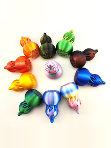 ของเล่นบีบคลายเครียดรูปทรงน้ำเต้าหมุนได้ ทำจากเรซิ่นพิมพ์ 3 มิติ สินค้าฮิตในโลกออนไลน์ รูปทรงกรวยเกลียว 2-in-1 สำหรับเด็กอายุ 4 ปีขึ้นไป - Product Image 2