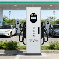 Borne de Recharge Électrique Intelligente 60KW avec Protection IP54 pour Installation Extérieure