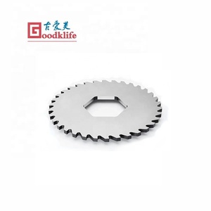Lame de broyeur à double arbre, couteau carré en acier pour déchets plastiques, fer, bois, caoutchouc, pneus, <span class=keywords><strong>film</strong></span> - Product Image 5