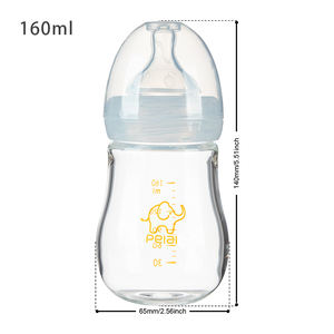 <span class=keywords><strong>Biberon</strong></span> d'Allaitement en Verre à Col Large 80 ml pour Bébé - Product Image 4