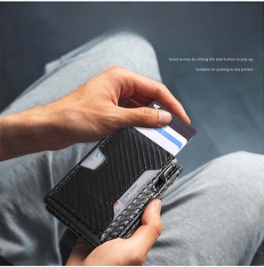 محفظة بطاقات الائتمان الرشيقة للرجال من سبائك الألومنيوم الرشيقة مع حجب أعلى - Product Image 6