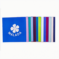 Tapis de jeu de mahjong antidérapant doux de 31,5 pouces, logo brodé personnalisé, tapis de table de mahjong carré silencieux