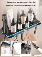 Ensemble de douche complet pour la maison avec robinet de salle de bain et buse de surpression pour toilettes