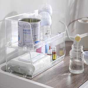 Shimoyama Nhựa Máy Tính Để Bàn Lưu Trữ Trường Hợp Hộp Tổ Chức Có Thể Xếp Chồng Rõ Ràng Bin Mỹ Phẩm Lưu Trữ Hộp Trang Điểm Ngăn Kéo Tổ Chức - Product Image 1