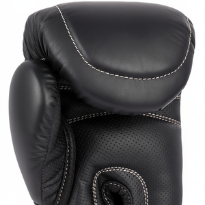 Gants de MMA professionnels en cuir de vachette pour support de poignet Velcro imperméable longue durée meilleurs gants de boxe - Product Image 1