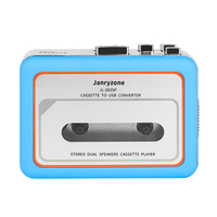 Lecteur de cassette portable personnalisé en usine avec enregistreur, rétroversion automatique, double haut-parleur, convertisseur MP3, alimentation USB et sur batterie, audio rétro