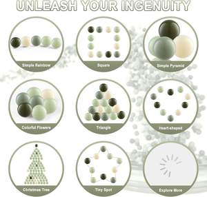 5000 balles de fosse à balles en PVC transparent anti-écrasement balles de jouet en plastique souple pour enfants impression de Logo pour garçons et filles - Product Image 5