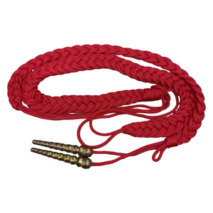 High Quality Customizable Polyester Shoulder <b>Cord</b> Factory Wholesale Metallic <b>Cord</b> Solid Color Braided Rope - Product Image 1