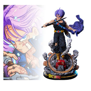 25CM Dragon Future Trunks Anime Figure PVC Statue Model Doll Collectible DBZ Figurine Decoration Toys