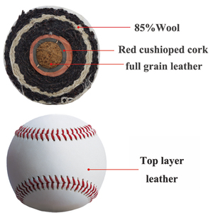 Wholesale Genuine Leather Weighted Official League Bulk <strong>Baseball</strong> <strong>Ball</strong> Pack Practice Training <strong>Baseballs</strong> for Kids/Youth - Product Image 4