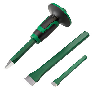 Tianzhuo Industrial Steel Chisel Metric Flat Tip For Stonemason Use Powder Coated Handle - Product Image 4