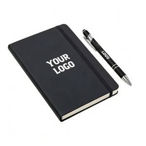 Factory Wholesale Business Logo Printed Gift Promo Low Moq Pu Leather <b>Note</b> <b>Book</b> Professional Notebooks Customizable - Product Image 1