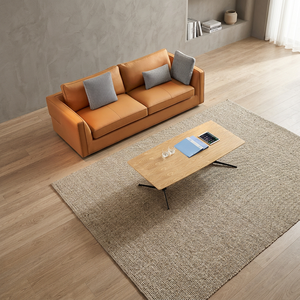 2026 New Design Modern Comfortable Executive Leather <b>Office</b> Sofa <b>Set</b> with High-Density Sponge-Commercial - Product Image 3