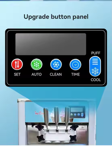 Ice Cream Machine Commercial Soft Ice Cream Maker <b>3</b>-flavor Ice Cream Machine Snack Machine - Product Image 3