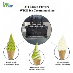 TABLETOP CuộN <span class=keywords><strong>Cone</strong></span> Gelato trái cây <span class=keywords><strong>Ice</strong></span> <span class=keywords><strong>Cream</strong></span> điền máy 3 hương vị mềm phục vụ <span class=keywords><strong>Ice</strong></span> <span class=keywords><strong>Cream</strong></span> Máy năng suất cao - Product Image 6