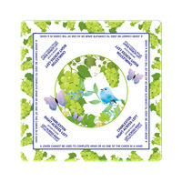 Tapis de souris personnalisé en caoutchouc premium, imperméable, avec bordure renforcée, motif abstrait artistique américain, fabrication soignée, 31,5x31,5 pouces