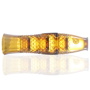 Classic Design Koi Fish Scale Glass Drink Cup Set Smoke Gray Amber for Business Gifts for <strong>Mouthwash</strong> or Beverages