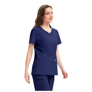 Conjuntos de Uniformes Médicos con Cordón Ajustable 42346, Uniformes Médicos Azul Marino, Uniformes Médicos <span class=keywords><strong>Manga</strong></span> Larga, Uniformes Médicos Ultra Suaves - Product Image 1