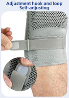 Genouillère de compression respirante à ressorts double face OEM pour le soulagement de la douleur au genou et la protection