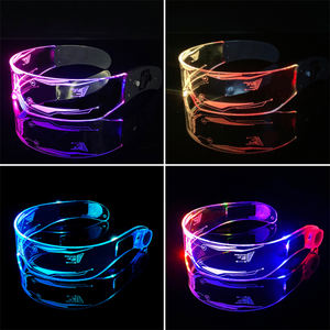 نظارات ليزر حمراء LED نظارات تكنولوجيا المستقبل لضوء دي جي يظهر الموضة البلاستيك تأثيري المستجدات الحزب للحفلات - Product Image 5