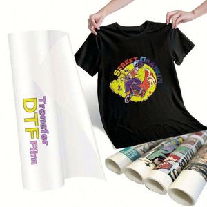 Ready-to-Heat Press DTF Transfers Film Designs for Customizing Clothing <b>Shirt</b> Transfer Paper & Film - Product Image 1