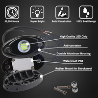 OVOVS Universal 12V Lampu LED Hijau untuk Bawah Mobil, Tahan Air, Berbahan Aluminium, Kit Lampu Neon untuk Jeep, Truk, ATV, UTV, Off-Road 4x4