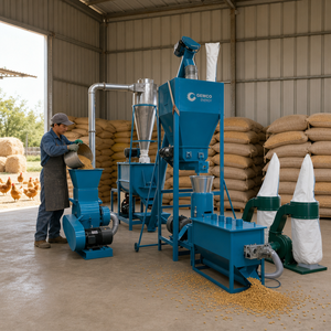 GEMCO a basso prezzo piccolo animale maiale pollame bestiame mangimificio per pellettizzazione/trasformazione di grano da fieno chicchi - Product Image 1