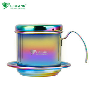 เครื่องชงกาแฟดริปเวียดนาม L-Beans สแตนเลสสตีล พร้อมโลโก้ สำหรับใช้ในบ้าน - Product Image 4