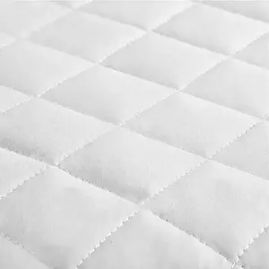Protector de colchón acolchado de algodón transpirable impermeable, tamaño personalizado - Product Image 3