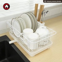 Égouttoir rétractable réglable pour fruits et légumes sur évier égouttoir à vaisselle pour comptoir de cuisine