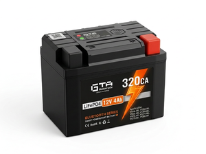 แบตเตอรี่มอเตอร์ไซค์ 12V 4Ah 320CA ลิเธียม ใช้ได้กับรถทุกรุ่น สตาร์ทได้ด้วยคลิกเดียวหลังโหมดพักเครื่อง - Product Image 1