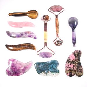 Diy <span class=keywords><strong>Gua</strong></span> <span class=keywords><strong>Sha</strong></span> Meilleurs avantages <span class=keywords><strong>de</strong></span> l'utilisation du rouleau <span class=keywords><strong>de</strong></span> jade pour la beauté - Product Image 5