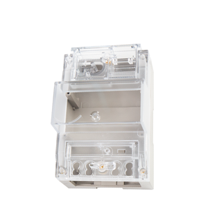 Caja <span class=keywords><strong>de</strong></span> control <span class=keywords><strong>de</strong></span> medidor <span class=keywords><strong>de</strong></span> energía inteligente eléctrica <span class=keywords><strong>de</strong></span> plástico ABS blanco Caja <span class=keywords><strong>DE</strong></span> SEGURIDAD impermeable para electricidad monofásica - Product Image 5
