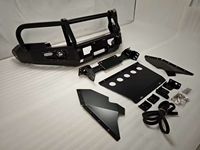 Pare-chocs avant en acier de style sport Marchepieds latéraux Bull Bar Installation facile pour Toyota Hilux GR Accessoires d'extérieur Kit de carrosserie de voiture