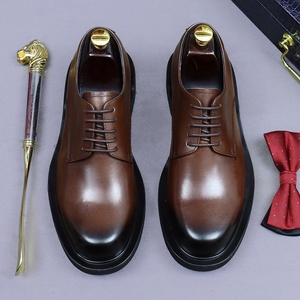 Zapatos Formales de Negocios de Cuero para Hombre, Diseño con Cordones Impermeables para Otoño, Oficina y Desplazamientos Laborales - Product Image 6