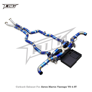 Tuyau d'échappement COC Valvetronic Catback pour <span class=keywords><strong>Aston</strong></span> <span class=keywords><strong>Martin</strong></span> <span class=keywords><strong>Vantage</strong></span> V8 4.0T 2018 + Silencieux d'échappement en titane avec télécommande - Product Image 6