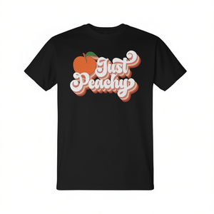 Camiseta de manga larga con estampado gráfico estilo retro Just Peachy - Product Image 2