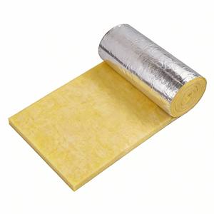 Aislamiento de Lana de Vidrio con Lámina de Aluminio para Ductos de Aire Acondicionado, Diseño Moderno, Resistente al Fuego - Product Image 1