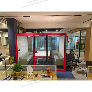Serie de negocios multifuncional Sala de reuniones <span class=keywords><strong>Coworking</strong></span> de aluminio Cabina insonorizada Cápsula insonorizada privada tecnológica - Product Image 4
