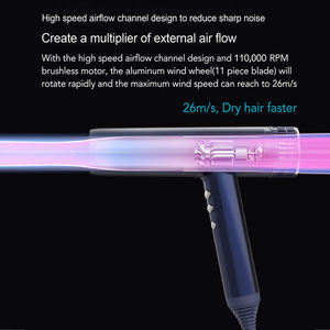 Secador de Pelo Profesional de Alta Velocidad Tipo T Sin Escobillas con Temperatura Constante NTC para Salones de Belleza y Estilistas, Herramienta para el Cuidado del Cabello - Product Image 6