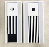 Grille de ventilation et panneau lumineux LED intégrés en aluminium Ruiboyou, modernes et faciles à installer