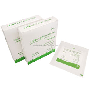 滅菌10 cm x 10 cmコットン医療用ガーゼ圧縮4x4サイズ - Product Image 3