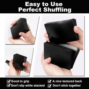 Yu-Gi-Oh Bóng Chày Phù Hợp MTG TCG PKMN Và Thẻ Thể Thao Giao Dịch Thẻ Tay Áo Boong Thẻ Bảo Vệ Màu Đen Matte Thẻ Tay Áo - Product Image 3