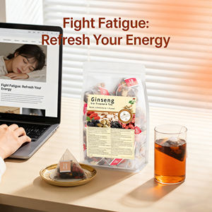 Té de Ginseng Orgánico Premium al Por Mayor, Sabor Seis Tesoros, Mezcla de Liubao y Wubao, Bolsitas de Té de Primera Calidad al Vapor, OEM - Product Image 2