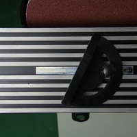 Meuleuse de banc électrique industrielle FS-1500, ponceuse à bande et à disque portable, machine à poncer le bois robuste